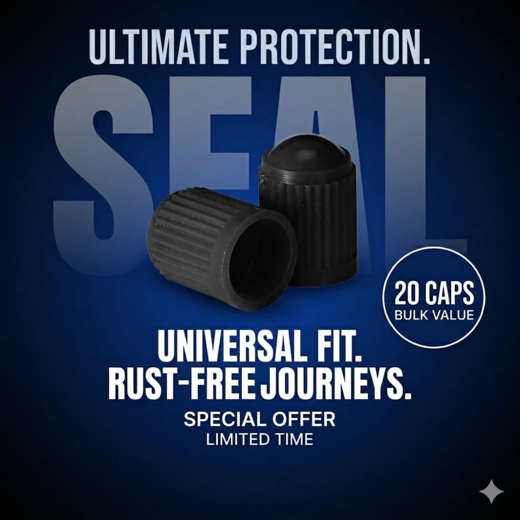 20 Pack Tire Valve Stem Caps Universal Fit for Car SUV Truck Motorcycle & Bike