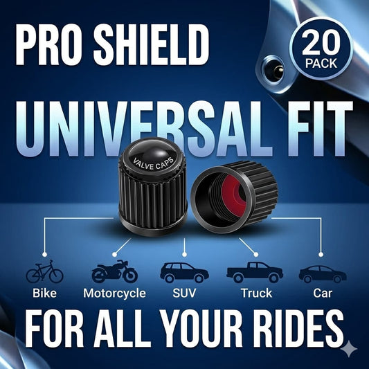 20 Pack Tire Valve Stem Caps  Universal  Fit for Car SUV Truck Motorcycle & Bike