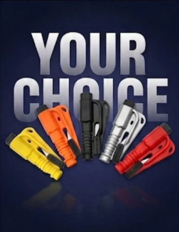 Your Choice: Multi-color tactical flashlights in yellow, orange, black, silver, red on dark background